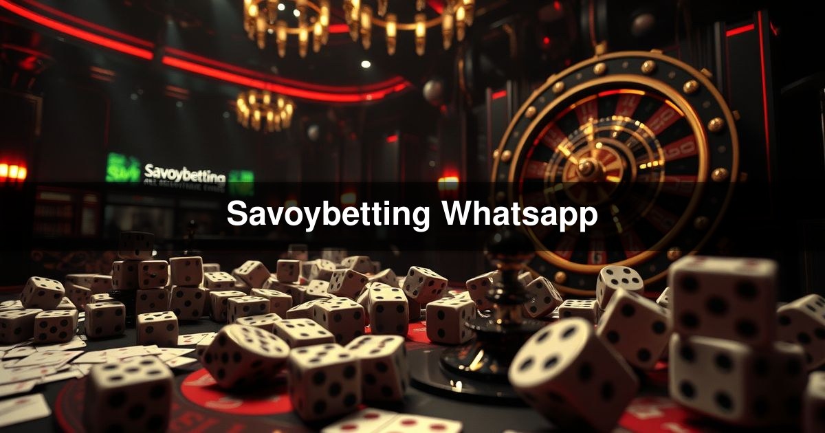 Savoybetting Whatsapp